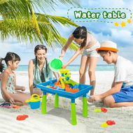 Detailed information about the product 2in1 Water Sand Table Kid Sandpit Beach Play Swimming Pool Toys Outdoor Activity Pretend Set