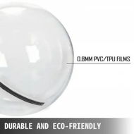 Detailed information about the product 2M Walk on Water Walking Ball Roll Inflatable Zorb Ball w/ German Zipper PVC