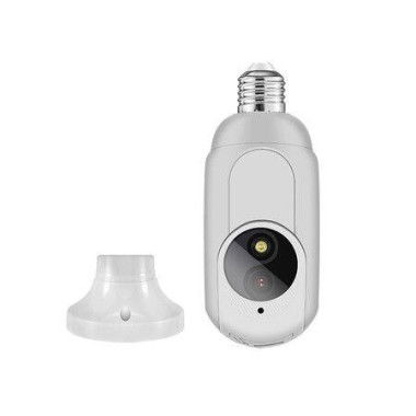 2MP HD Bulb Monitoring Surveillance Camera Smart Home Wireless WiFi Dual Light Source 360-Degree Panoramic Mini Camera.