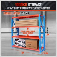 Detailed information about the product 2mx2m Steel Racks Shelves Garage Storage Warehouse Tyre Shelving 1000 Capacity