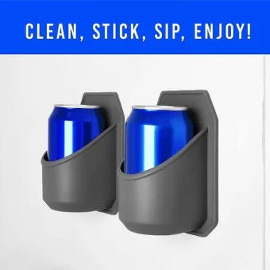 2PC Silicone Can Holder , Multipurpose Beverage Holder for Cans and Bottles