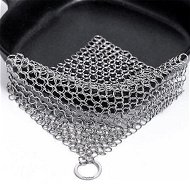 Detailed information about the product 2PCS 316 Stainless Steel Cast Iron Cleaner Chainmail Scrubber for Cast Iron Pan Skillet Cleaner 20 x 15 cm