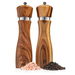 2Pcs 8 Inches Wooden Salt and Pepper Grinder Set, Refillable Salt & Pepper Mills Adjust for Customized Coarseness. Available at Crazy Sales for $29.95
