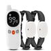 2Pcs Anti Bark Shock Collar for Dogs, Rechargeable Dog Training Collar with Remote for Small Medium Large Dogs with Beep, Vibration, Safe Shock Mode, White. Available at Crazy Sales for $49.95