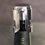 Detailed information about the product 2Pcs Champagne Sealer Stopper, Stainless Steel Sparkling Wine Bottle Plug Sealer Set for Champagne