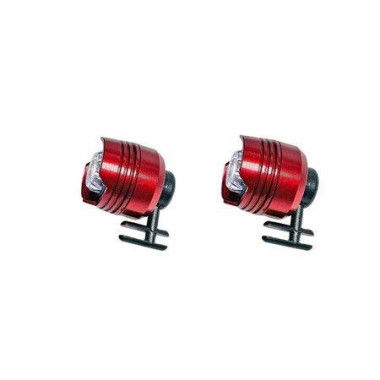 2pcs Crocs Shoes Headlights Crocs Shoes Flashlights For Sandals Headlamps Red