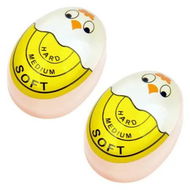 Detailed information about the product 2Pcs Egg Timer Sensitive Hard and Soft Boiled Color Changing Indicator Tells When Eggs are Ready, Yellow