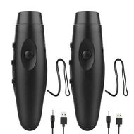 Detailed information about the product 2Pcs Electronic Whistles for Referees with USB Charging Cable, 3 Tone High Volume Emergency Whistle for Referee Coaches Teacher