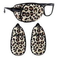 Detailed information about the product 2Pcs Eye Patches for Men Women, Eye Patch for Glasses Silk Patch for Lazy Eye Amblyopia Strabismus and After Surgery, Leopard