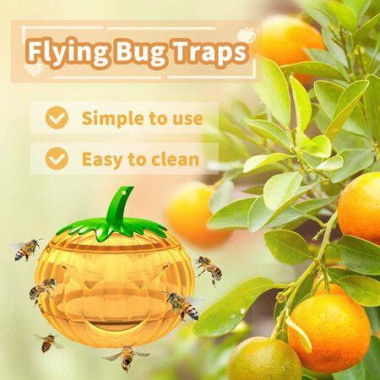 2pcs Fruit Fly Trap Hanging Flea Trap Bee Trap Fly Trap Indoor And Outdoor Insect Traps,For House Kitchen Plants Trees