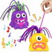 2PCS Fun Hair Pulling Fidget Screaming Monster Toys,Anti Anxiety Toys and Venting Novelty Toys,Different Screams Made by Hair Pulling,Age3+ (Yellow&Purple). Available at Crazy Sales for $9.99