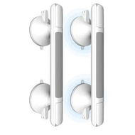 Detailed information about the product 2Pcs Grab Bars for Bathtubs and Showers with Indicator, Suction Cup Shower Handle, Easy Install Tool-Free Design (Grey)