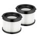 2Pcs HEPA Dry Filter Replacement Compatible with Milwaukee 49-90-0160, 49-90-1951, Fit for 0882-20 M18 Compact Vacuum. Available at Crazy Sales for $19.95