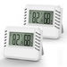 2PCS Indoor Thermometer Hygrometer for Home,Room Thermometer Hydrometer with Accurate Temperature Humidity Sensor (White). Available at Crazy Sales for $14.99