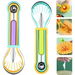 2Pcs Melon Baller Scoop Set, 4 in 1 Stainless Steel Stainless Steel Fruit Tool Set, Fruit Carving Tools for Dig Pulp Separator. Available at Crazy Sales for $14.95