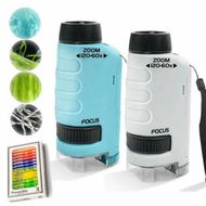 Detailed information about the product 2Pcs Miniscope Kids Mini Portable Handheld Pocket for Educational Scientific Experiment Outdoor Nature Exploration