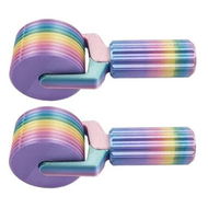 Detailed information about the product 2Pcs New Diamond Art Roller, Essential DIY Craft Tool for Rhinestone Embroidery, Easy Grip Hand Roller, Detachable Diamond Painting Tools, Muticolour