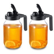 Detailed information about the product 2 Pcs Pack Regular Mouth Mason Jar Flip Cap Lids (Jars Not Included)