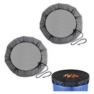 Detailed information about the product 2Pcs Rain Butt Net, Rain Butt Net with Elastic Band for Leaves, Mosquitos, Mosquitos, Small Animals, 95 cm Diameter