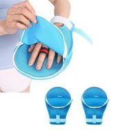 Detailed information about the product 2Pcs Restraint Mitts with Breathable Mesh, Medical Hand Glove with Zipper Hospital Hands Restraints Prevent Finger Harm Hand Protector