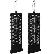 Detailed information about the product 2pcs Score CounterGolf Stroke Counter Golf Score Card Counter Black