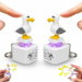 2Pcs Seagull Mine Button Fidget Keychain, Funny Clicker Stress Relief Sensory Toy, Desk & Backpack Novelty Gift. Available at Crazy Sales for $2.04