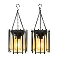 Detailed information about the product 2Pcs Solar Lanterns Outdoor Waterproof, 14.56 inch Upgraded Bright Hanging Solar Lights Outdoor Lanterns Decorative