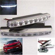 Detailed information about the product 2pcs Super Bright White 8 LED DC12V DRL Car Daytime Running Light Head Lamp