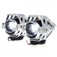 Detailed information about the product 2pcs U5 3000LM 125W Upper Low Beam Motorcycle Headlight LED Motorbike Spot Lamp