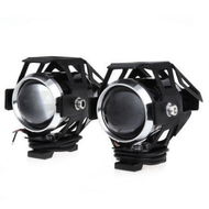 Detailed information about the product 2pcs U5 3000LM 125W Upper Low Beam Motorcycle Headlight LED Motorbike Spot Lamp