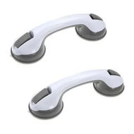 Detailed information about the product 2pcs Ultra Grip Grab Bars with Dual Locking Suction Cups for the Elderly Ideal use in showers bathtubs toilets