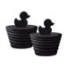 2Pcs Universal Tub Drain Stopper for Bathtub and Bathroom Sink Drains, Black. Available at Crazy Sales for $14.95
