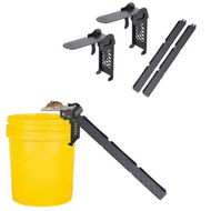 Detailed information about the product 2Pcs Walk The Plank Bucket Mouse Trap Humane Trap for Mice and Rat 5 Gallon or Larger Multi-Catch Auto Reset Reusable No Kill Live Traps