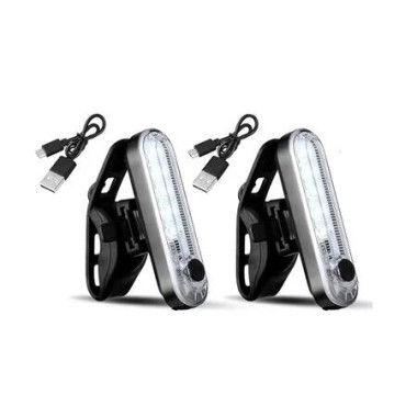 2Pcs White LED Navigation Lights Kit for Boat Kayak, Stern Light Battery 0perated, Easy Clip on for Night Kayaking, Boating, White