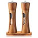 2Pcs Wooden Salt and Pepper Grinder Set, 8 inch Manual Salt and Pepper Mill with Adjustable Coarseness, Refillable Pepper Grinder for Kitchen. Available at Crazy Sales for $29.95