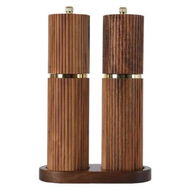Detailed information about the product 2Pcs Wooden Salt and Pepper Grinder Set, Refillable Salt and Pepper Grinder with Adjustable Coarseness, Manual Wood Pepper Mill