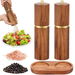 2Pcs Wooden Salt And Pepper Grinder Set With Tray Ceramic Grinding Core Pepper Mill Manual With Adjustable Coarseness For Cumin Salt And Pepper. Available at Crazy Sales for $34.99