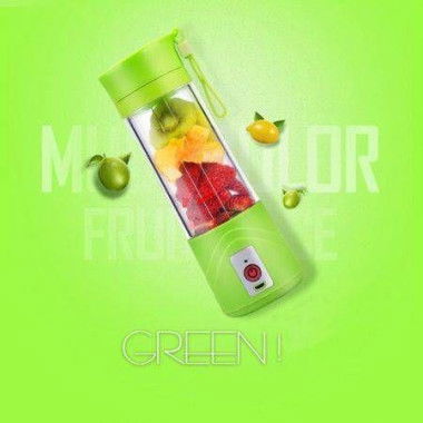 2S Portable USB Electric Juicer Cup Fruit Vegetable Juice Extractor Blender - Green