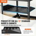 2U Server Rack Shelf 16'/406 mm Depth Vented Rack Mount Shelf with Tray. Available at Crazy Sales for $64.95