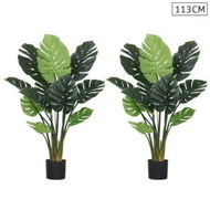 Detailed information about the product 2X 113cm Artificial Indoor Potted Turtle Back Fake Decoration Tree Flower Pot Plant