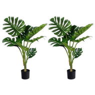 Detailed information about the product 2X 120cm Artificial Green Indoor Turtle Back Fake Decoration Tree Flower Pot Plant