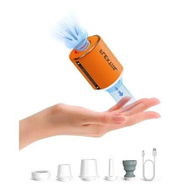 Detailed information about the product 2X 4kPa Powerful Portable Air Pump with Camping Lantern,Magnetic Design,Rechargeable Battery - Perfect for Air Mattresses, Pool Floats Inflate Effortlessly On-the-Go (Orange)