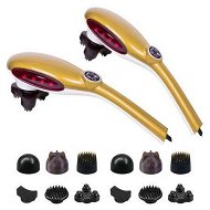 Detailed information about the product 2X 6 Heads Portable Handheld Massager Soothing Stimulate Blood Flow Shoulder Yellow
