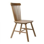 Detailed information about the product 2x Dining Chairs Kitchen Windor Oak