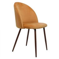 Detailed information about the product 2x Dining Chairs Seat French Mustard