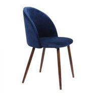 Detailed information about the product 2x Dining Chairs Seat French Navy