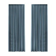 Detailed information about the product 2XBlockout Curtains Chenille 132x250 Blue