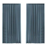 Detailed information about the product 2XBlockout Curtains Chenille 240x250 Blue