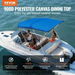 3 Bow Bimini Top Boat Cover, 900D Polyester Canopy with 1 Aluminum Alloy Frame, Waterproof and Sun Shade, Includes Storage Boot, 2 Support Poles, 4 Straps, 182.88'L x 116.84H x 170.18-182.88. Available at Crazy Sales for $349.95