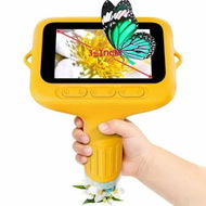 Detailed information about the product 3'' Digital Handheld Microscope with Adjustable Light 1000X 1080P Pocket Portable Mini Micro Scope,Stem for Ages 5+ Boys Girls Educational Gifts-Yellow